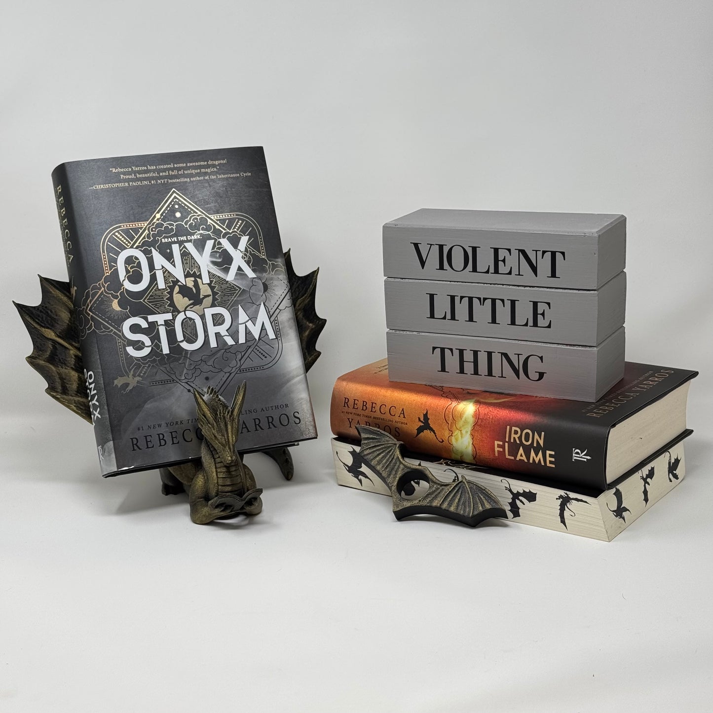 Bookish Blocks, Fourth Wing Inspired - Rustic Bundle of Blocks