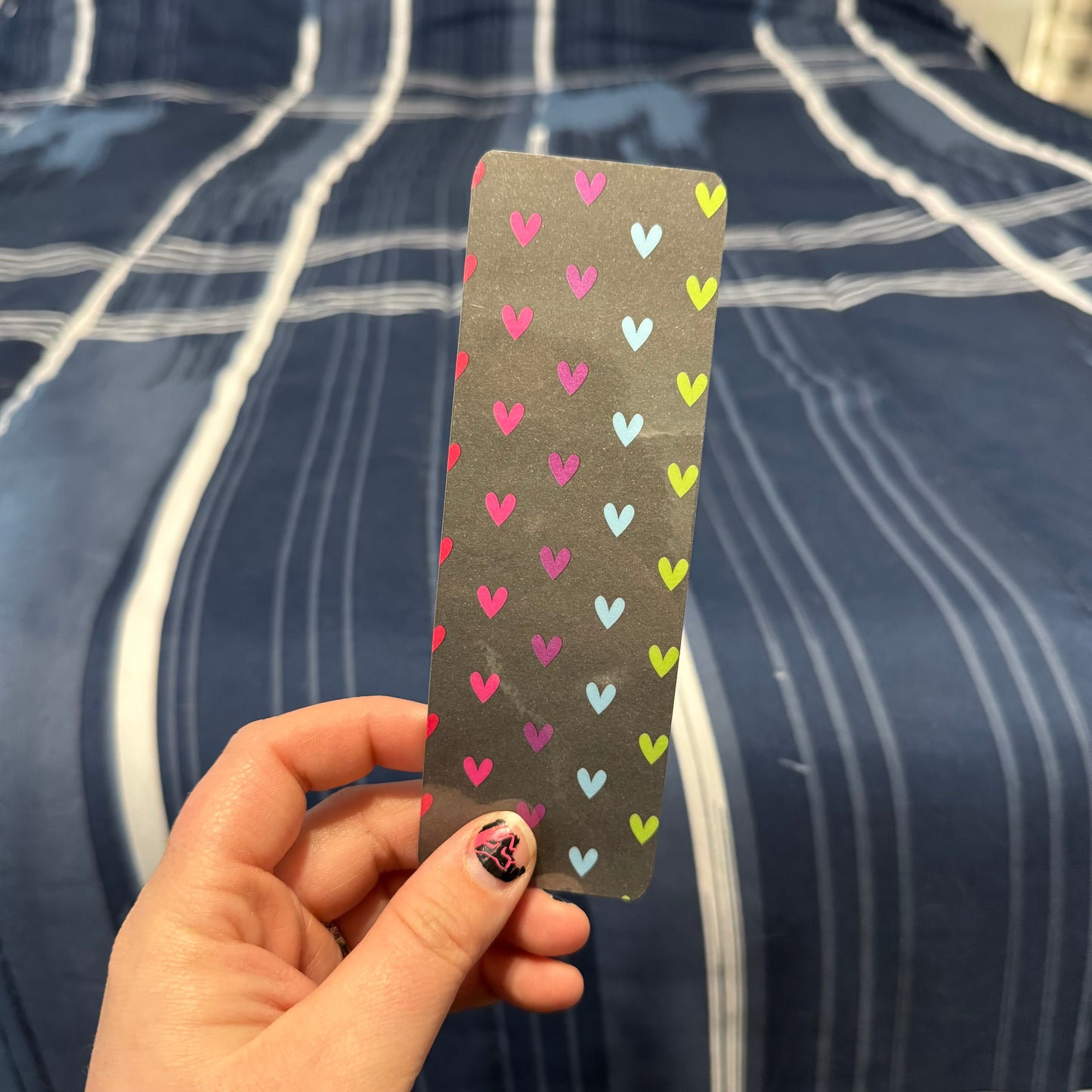 Rainbow Hearts Bookmark