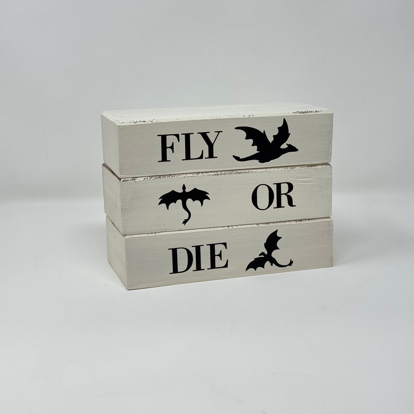 Bookish Blocks, Fourth Wing Inspired - Rustic Bundle of Blocks