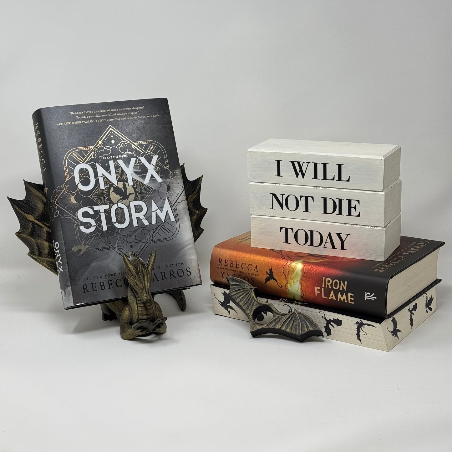 Bookish Blocks, Fourth Wing Inspired - Rustic Bundle of Blocks