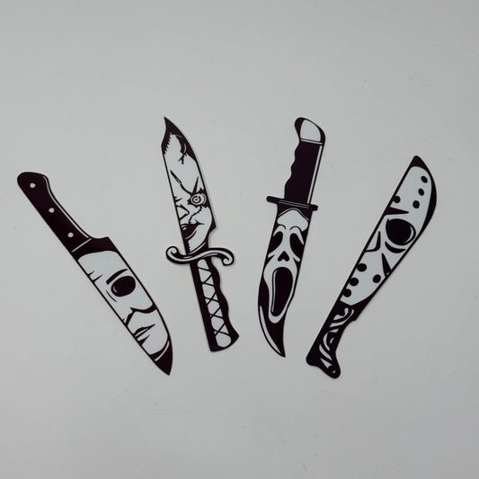 Horror Villian Knife Bookmark