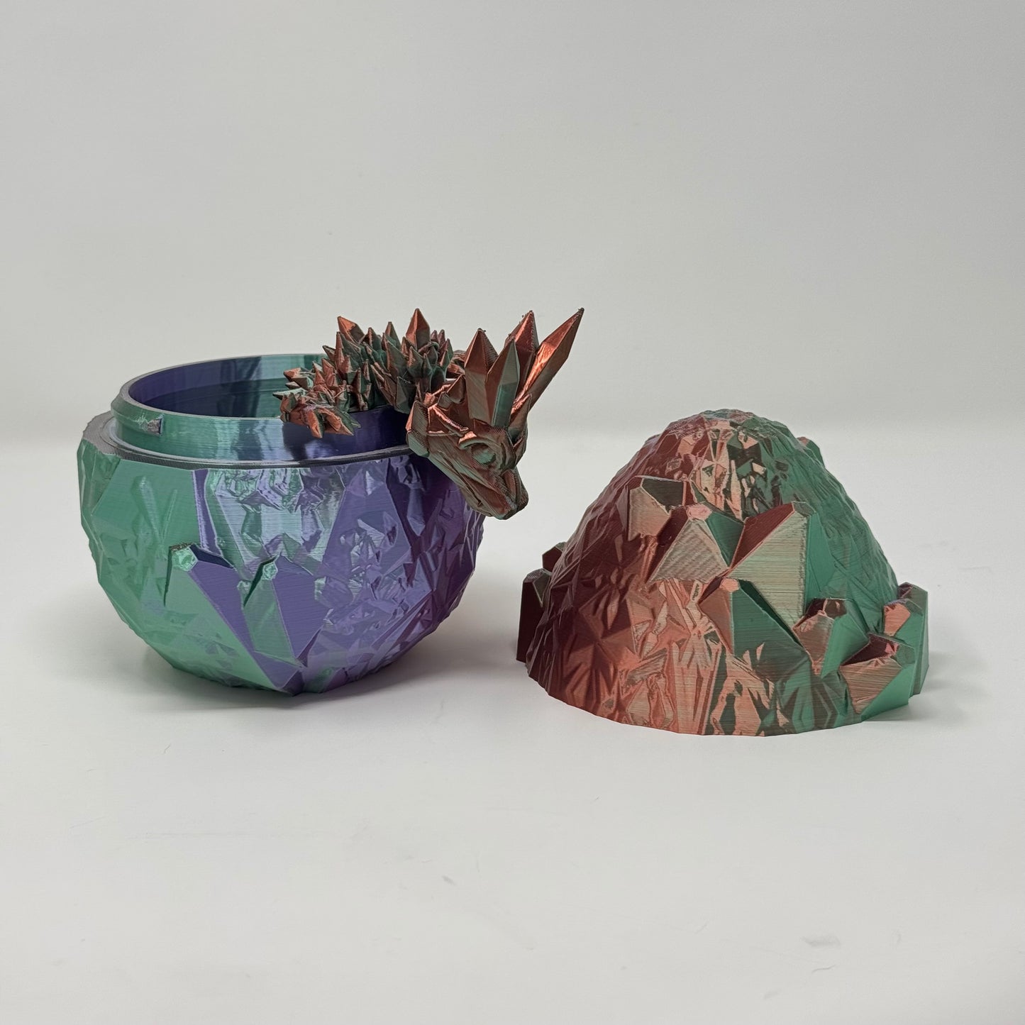 Dragon Egg with Baby Crystal Dragon