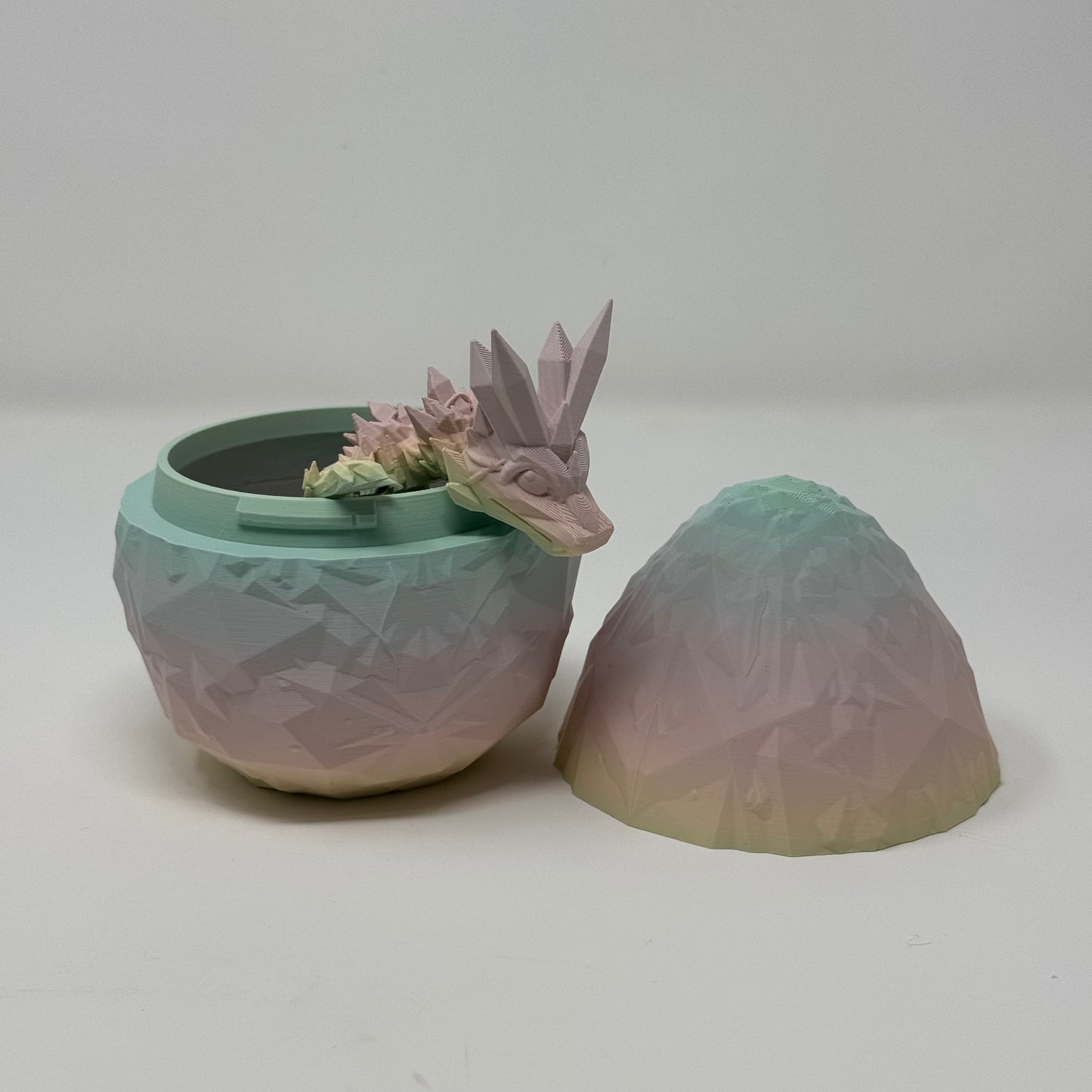 Dragon Egg with Baby Crystal Dragon