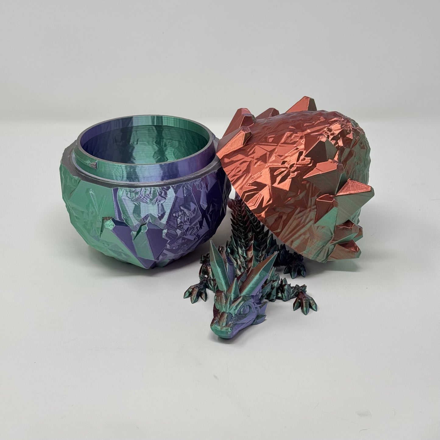 Dragon Egg with Baby Crystal Dragon