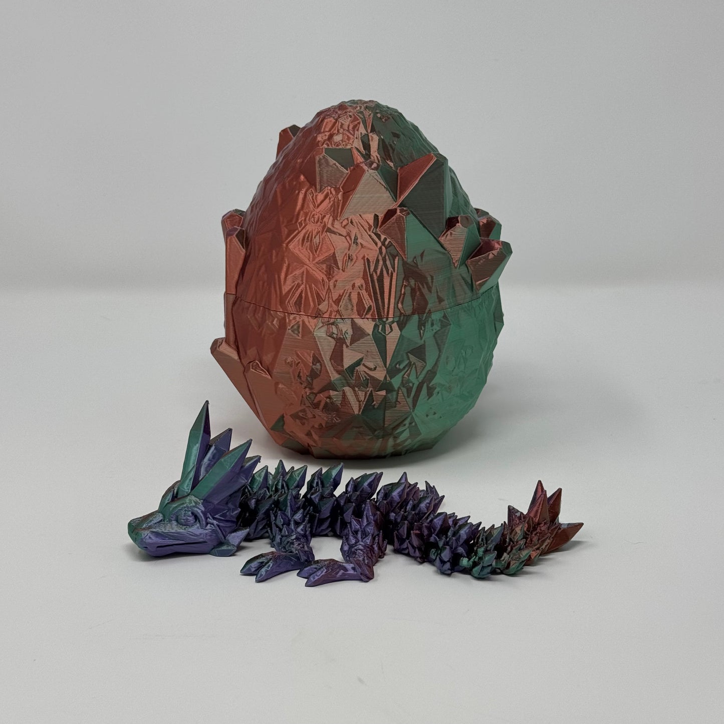 Dragon Egg with Baby Crystal Dragon