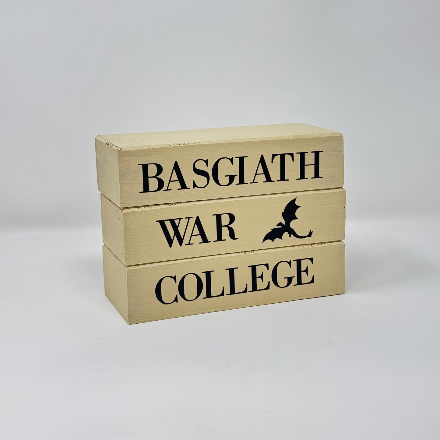 Bookish Blocks, Fourth Wing Inspired - Rustic Bundle of Blocks