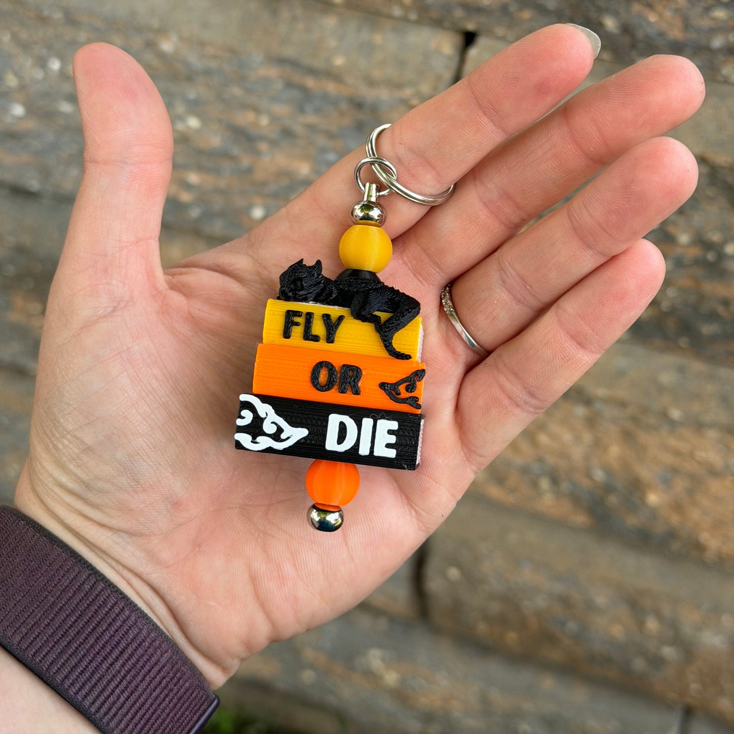 Fly Or Die Keychain / Ornament