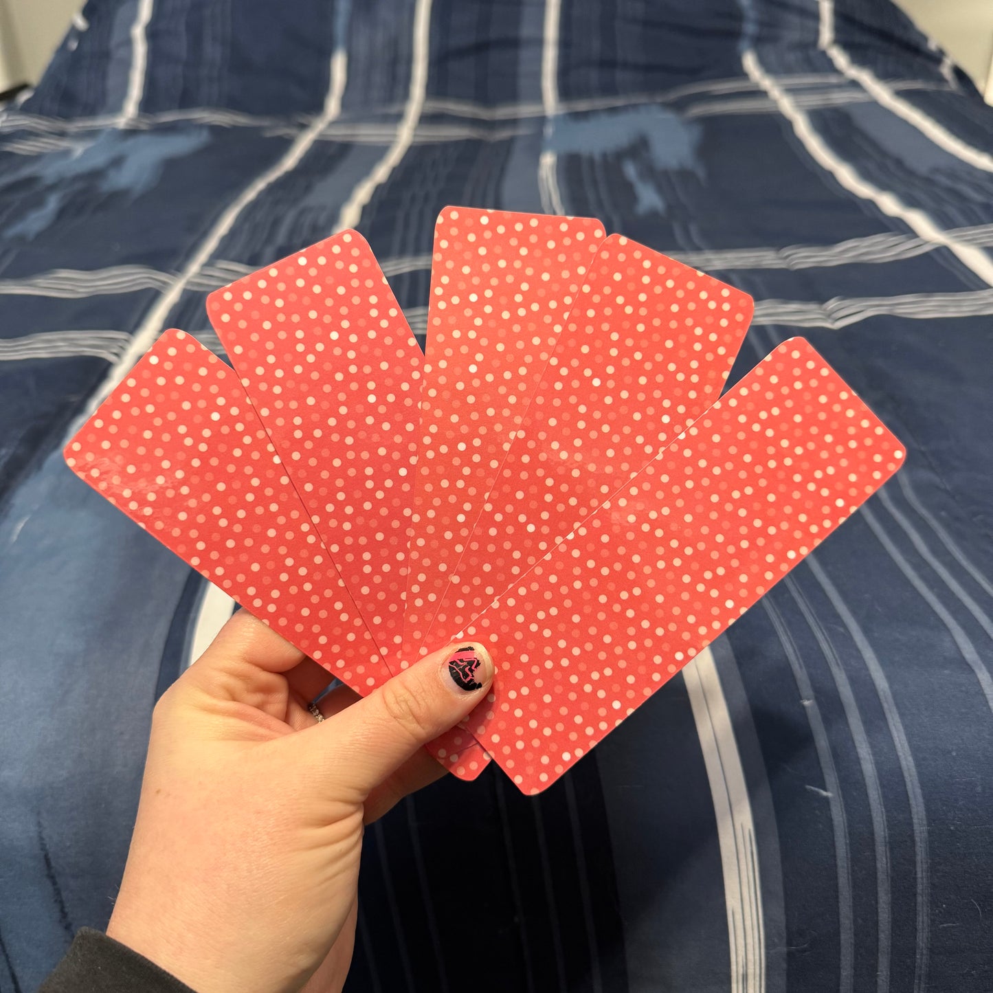 Pink Polkadot Bookmark
