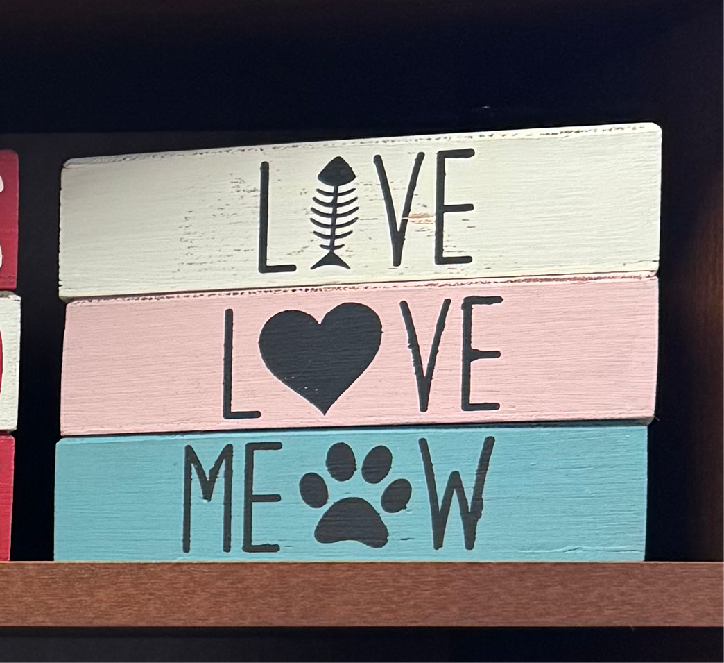 Pet Themed - Rustic Bundle of Blocks