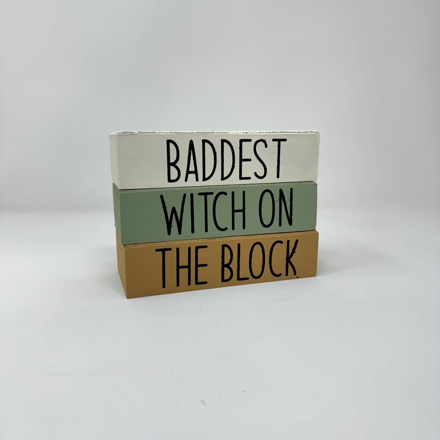 Halloween Themed - Rustic Bundle of Blocks