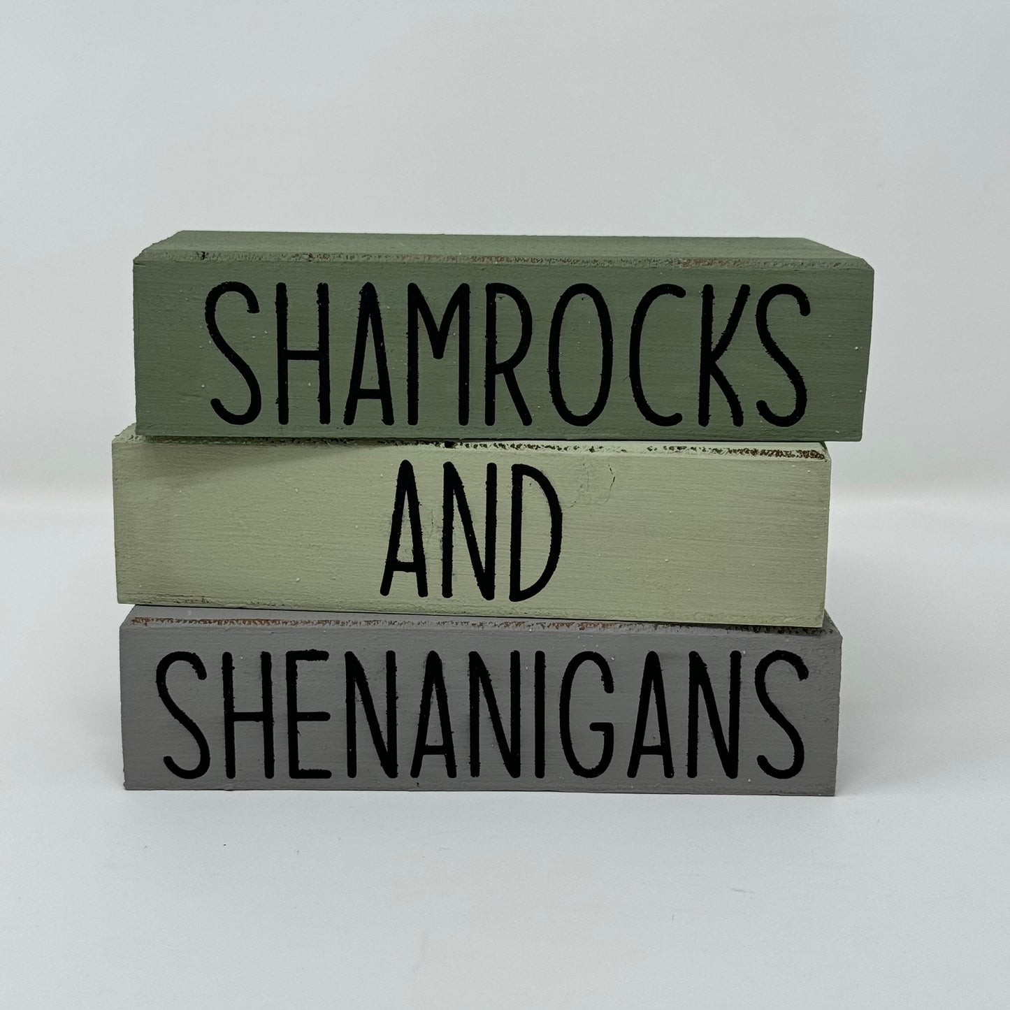 Personalized / Customizable - Rustic Bundle of Blocks