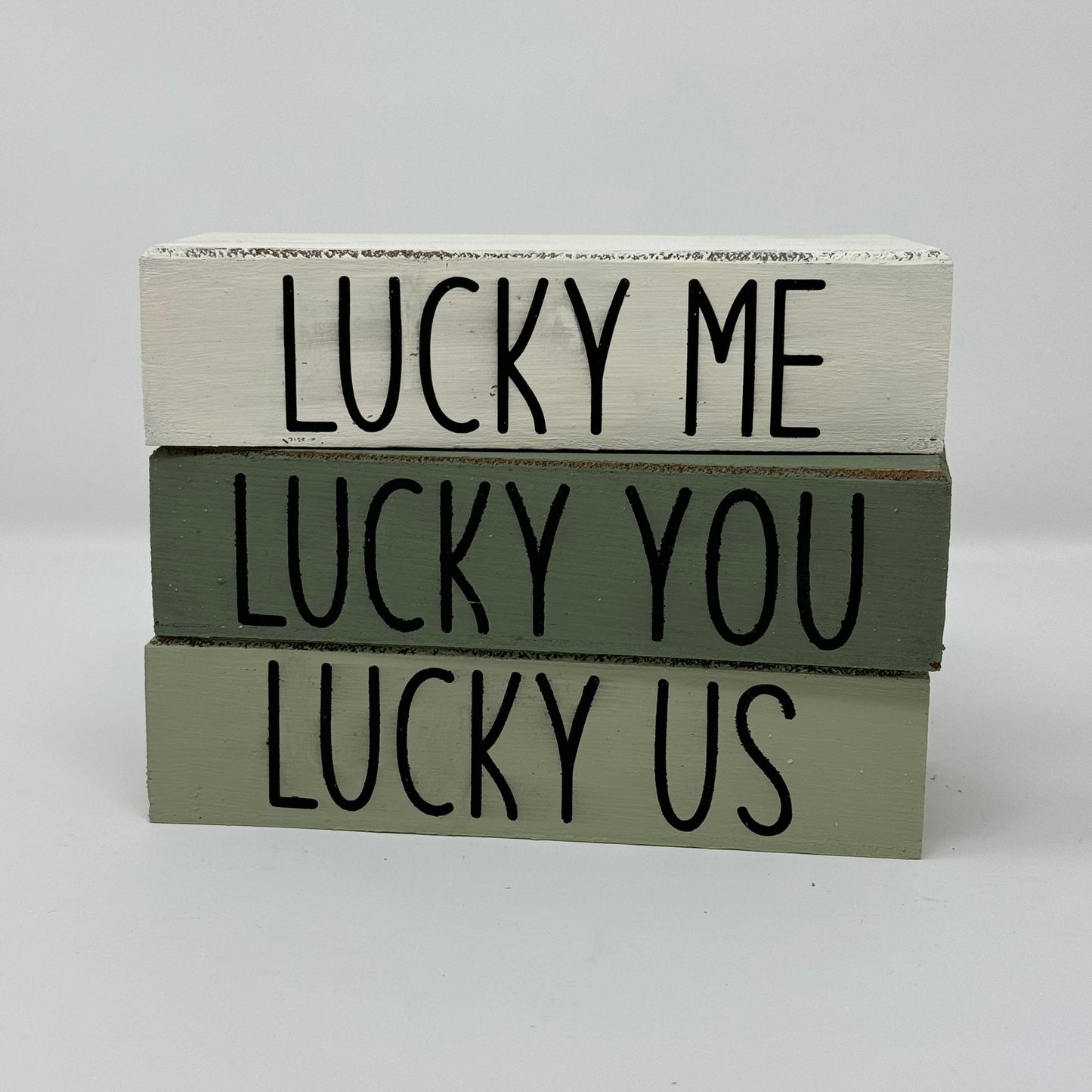 St. Patrick's Day Themed - Rustic Bundle of Blocks