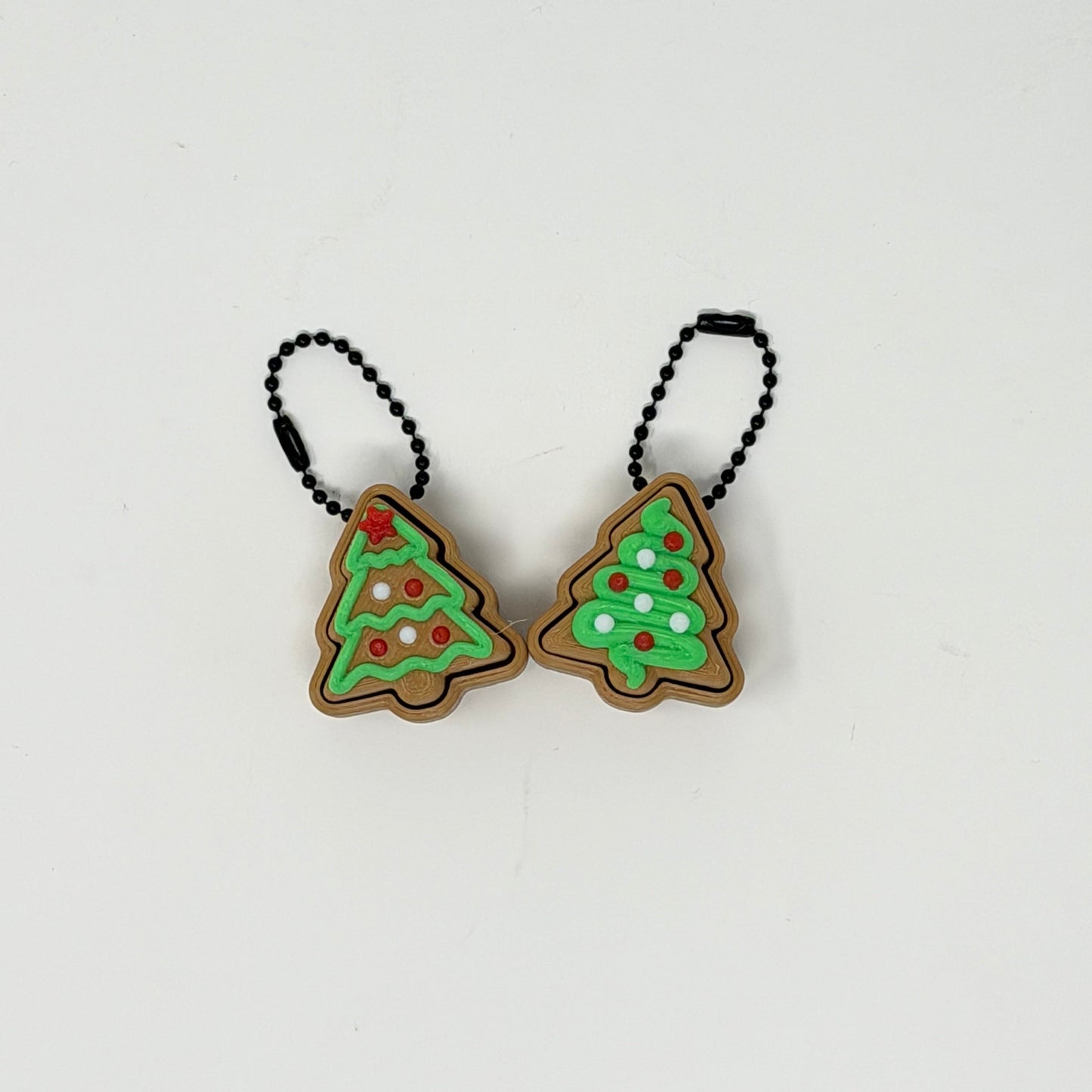 Holiday Tree Fidget Clicker Keychain