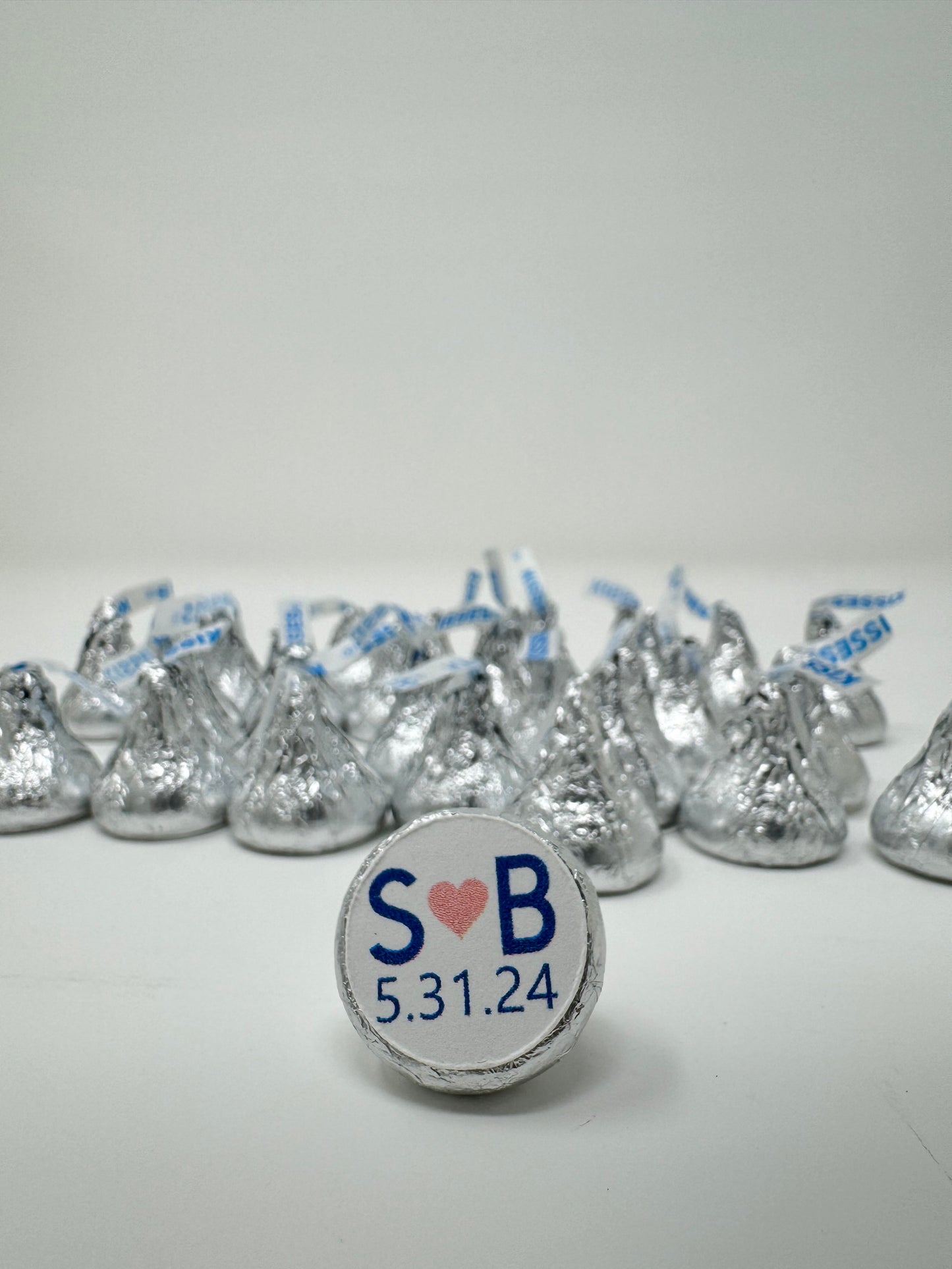 Personalized Hershey Kiss Stickers