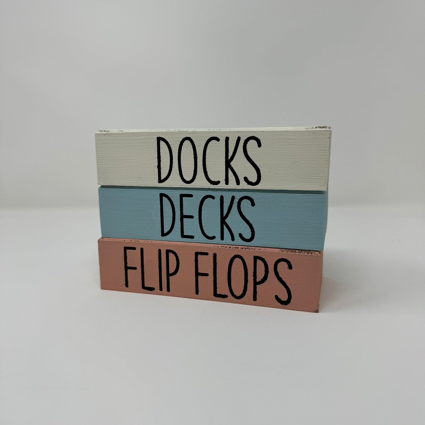 Summer / Beach Themed - Rustic Bundle of Blocks
