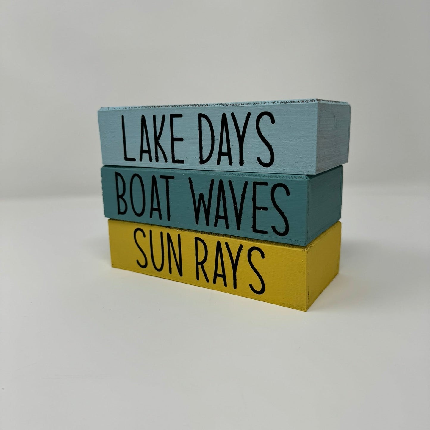 Personalized / Customizable - Rustic Bundle of Blocks