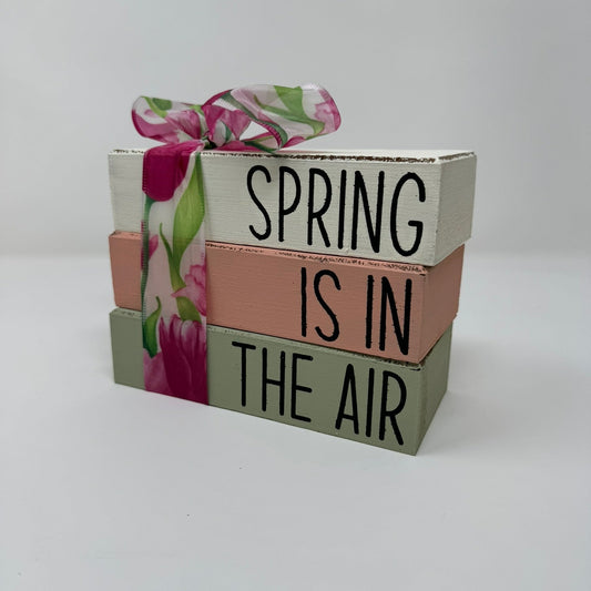Spring Themed - Rustic Bundle of Blocks