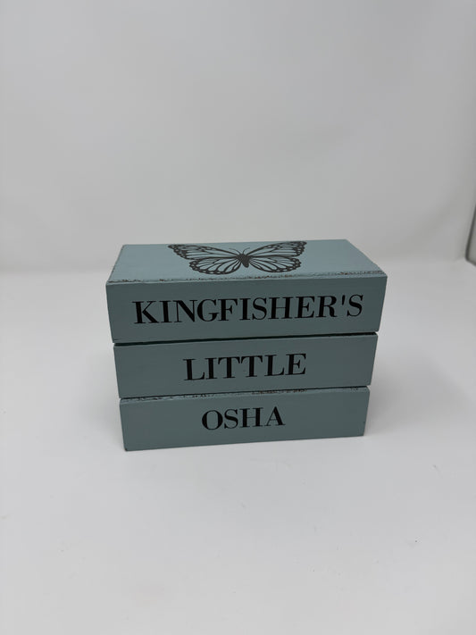 Bookish Blocks, Kingfisher’s Little Osha - Rustic Bundle of Blocks