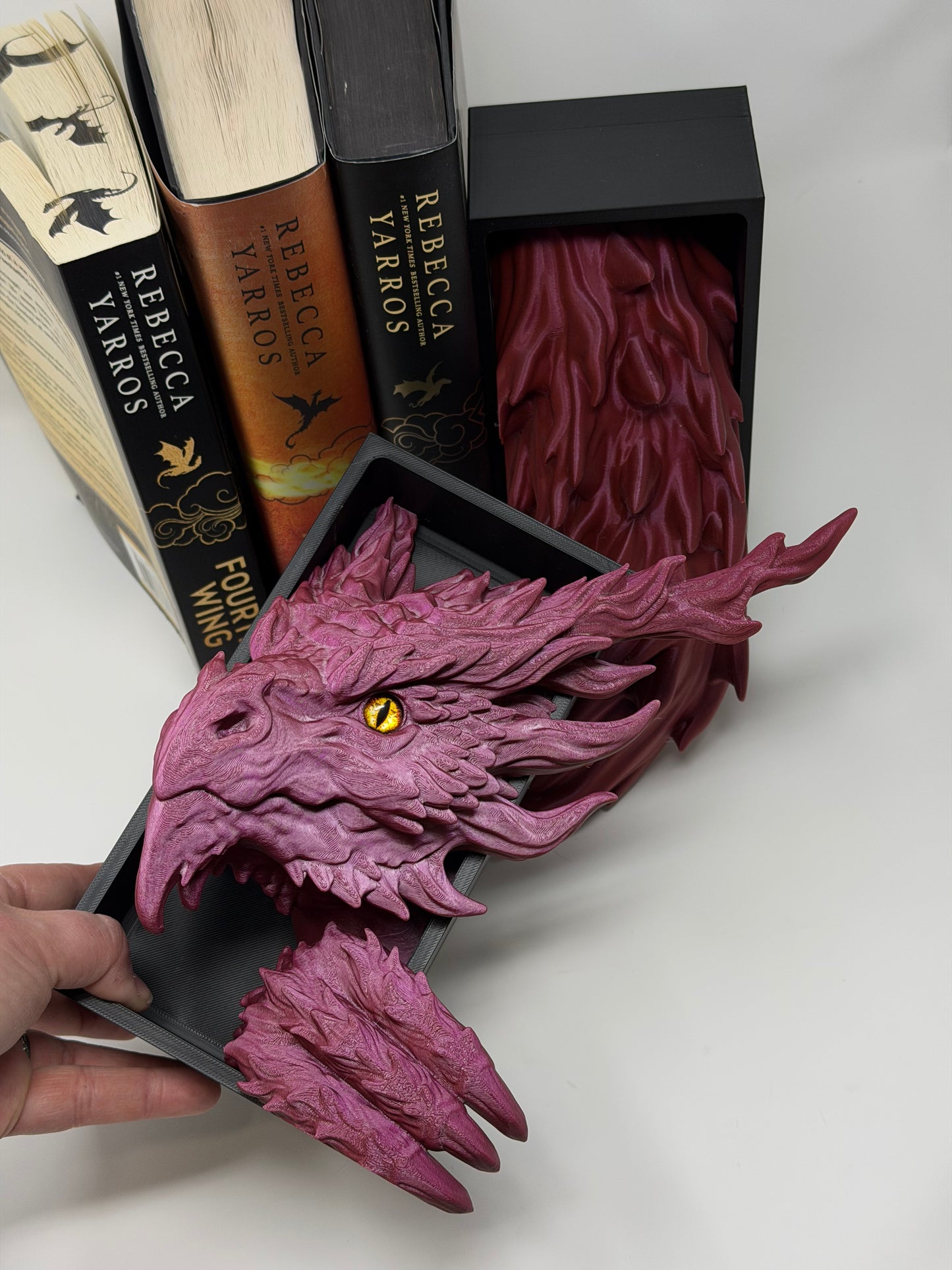 Dragon Emerging Book Nook - Head & Tail