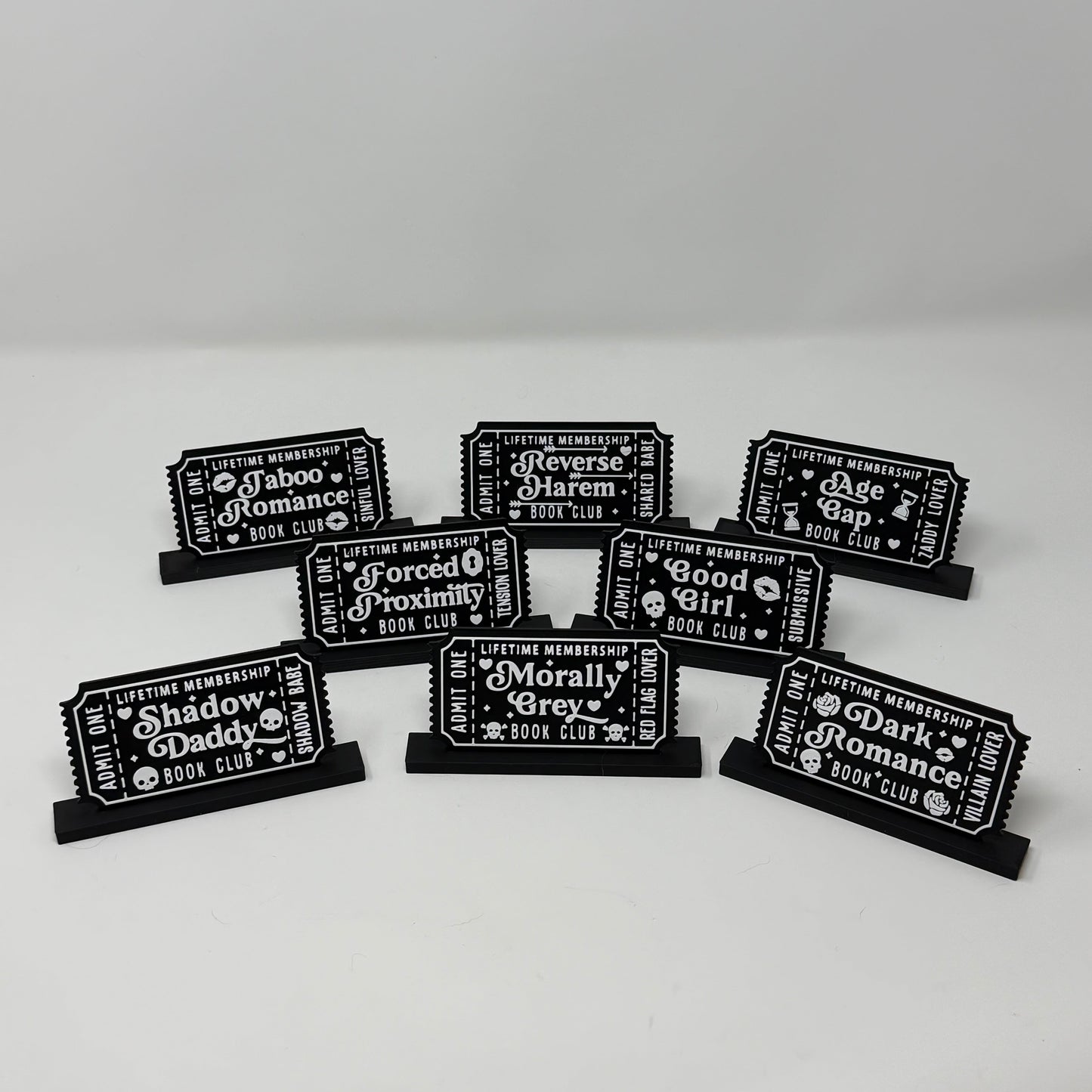 Book Club Ticket Sign / Bookmark