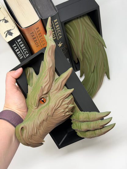 Dragon Emerging Book Nook - Head & Tail