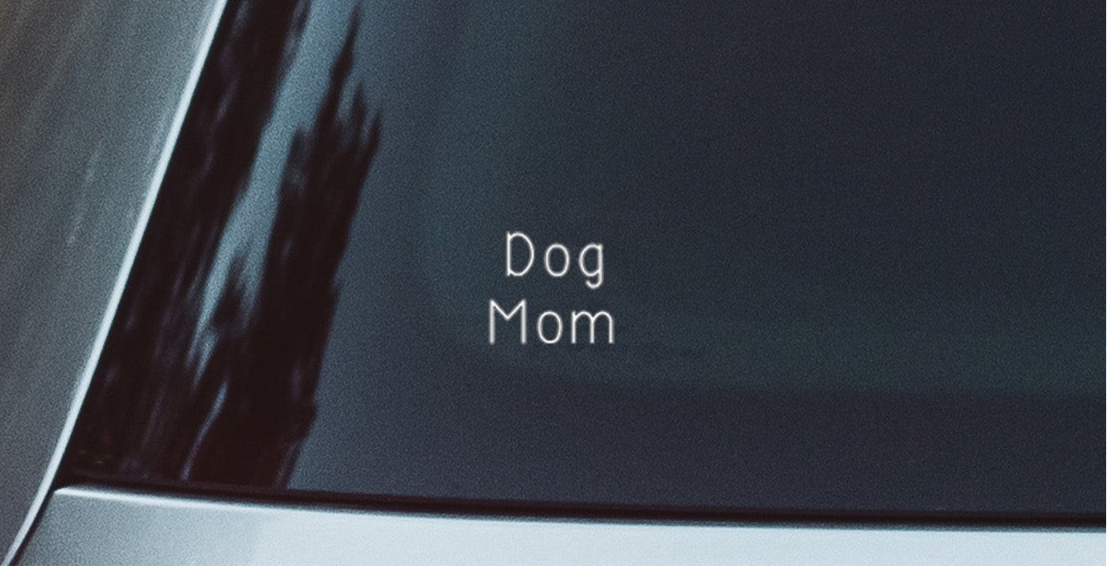 Dog Mom Window Decal