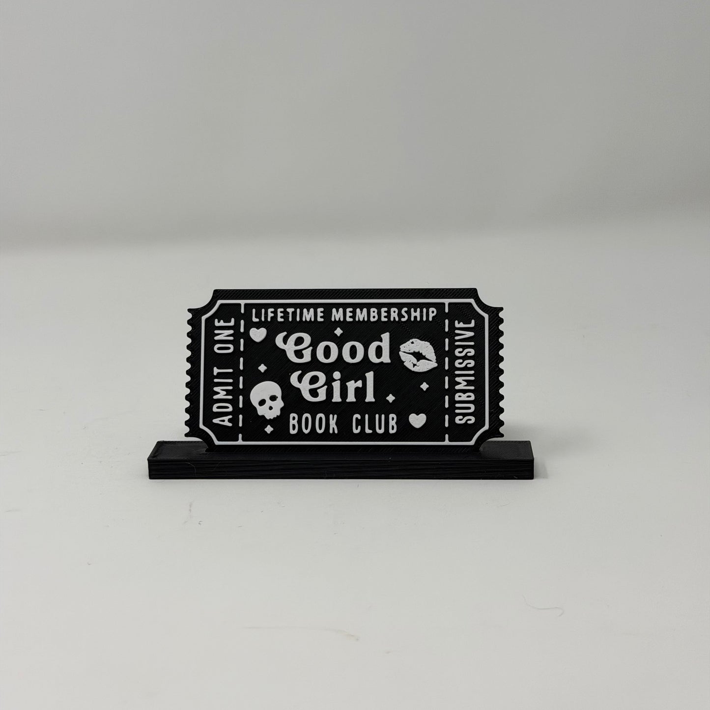 Book Club Ticket Sign / Bookmark