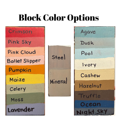 The Home Project - Rustic Bundle of Blocks
