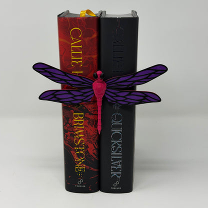 Dragonfly Spine Hugger | Bookshelf Decor