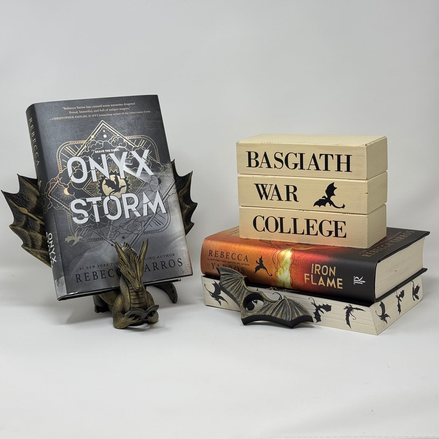Bookish Blocks, Fourth Wing Inspired - Rustic Bundle of Blocks