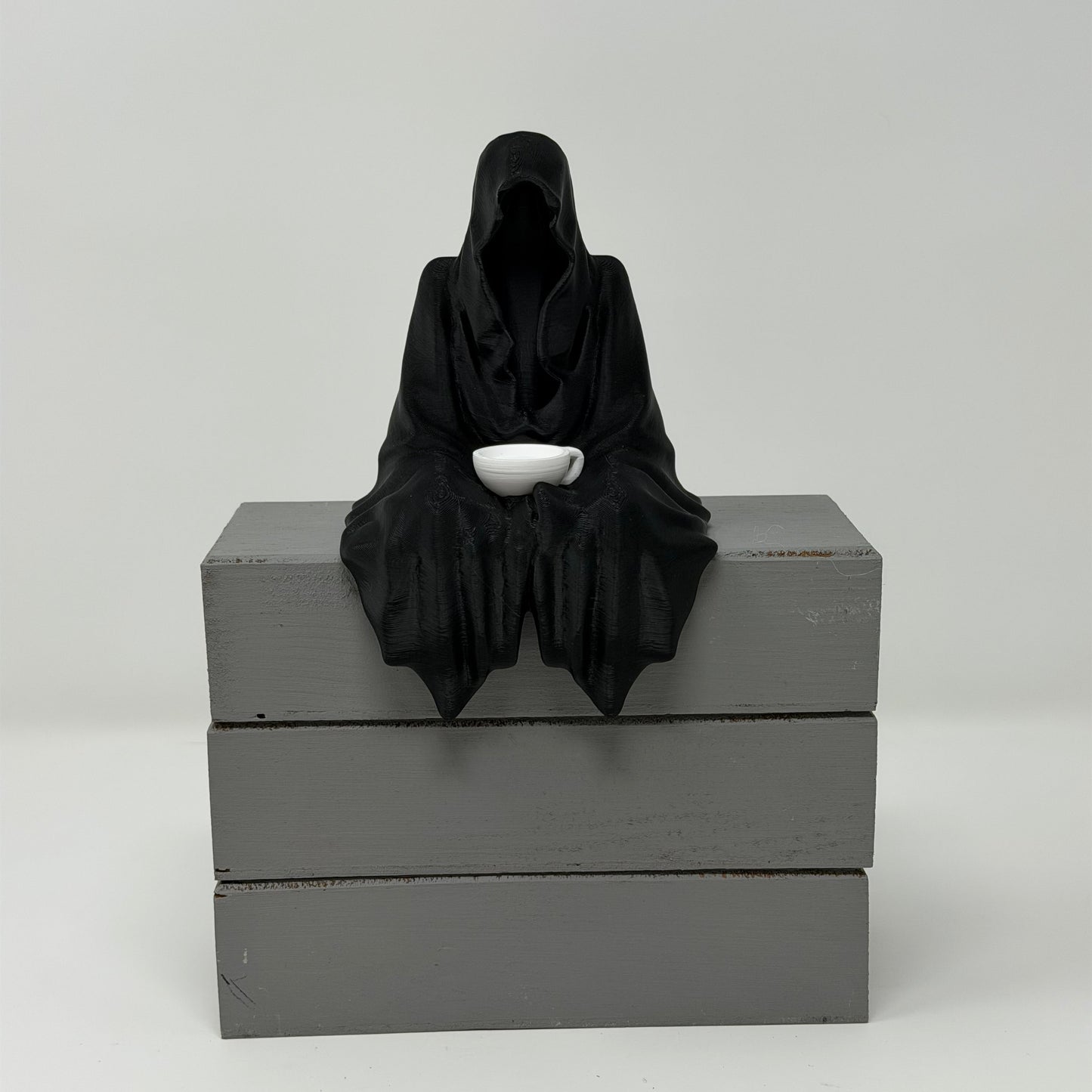 Grim Reaper with Tea Shelf Buddy