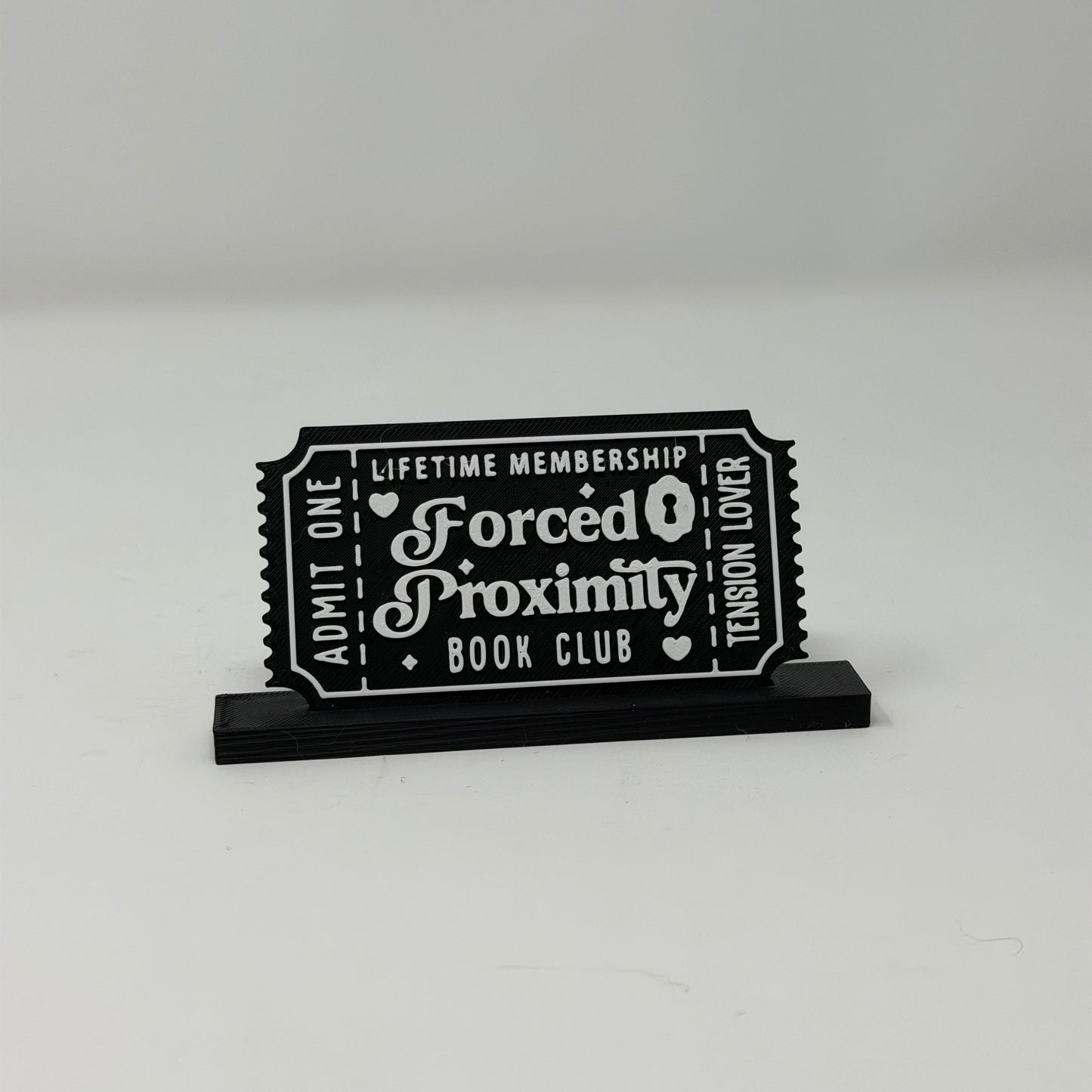 Book Club Ticket Sign / Bookmark