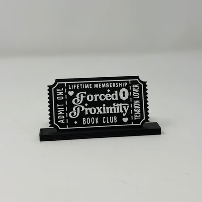 Book Club Ticket Sign / Bookmark