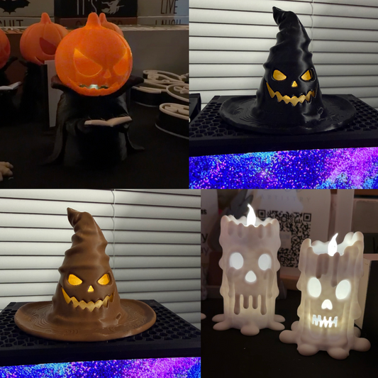 Tea Light Decor - Halloween Themed