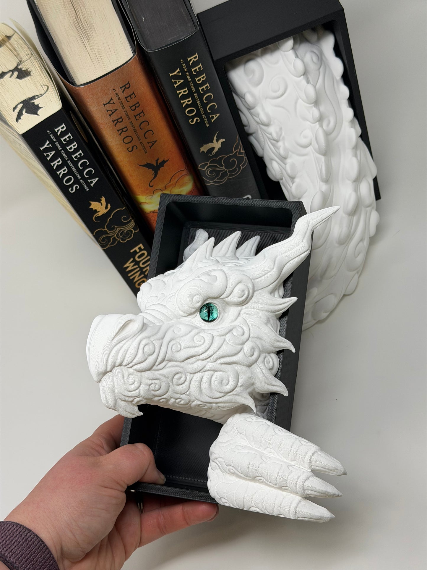 Dragon Emerging Book Nook - Head & Tail