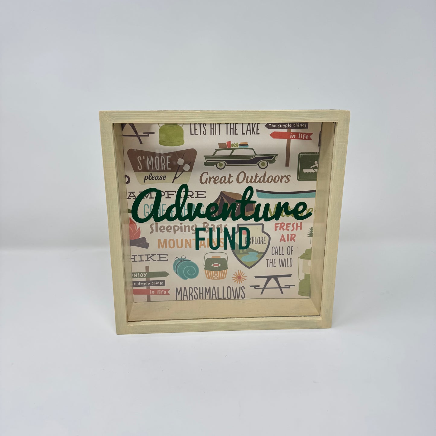 Adventure Fund Wooden Collection Box