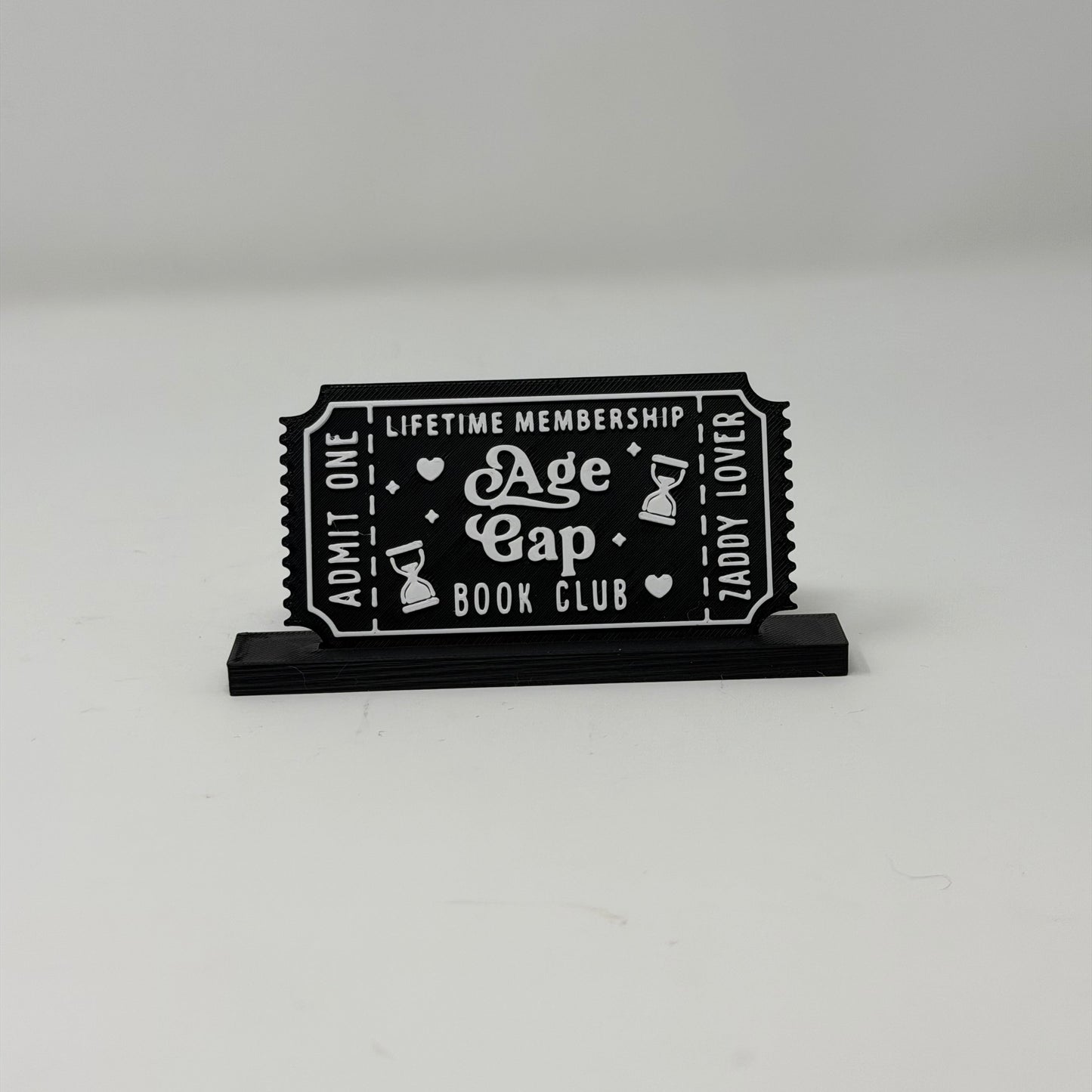 Book Club Ticket Sign / Bookmark
