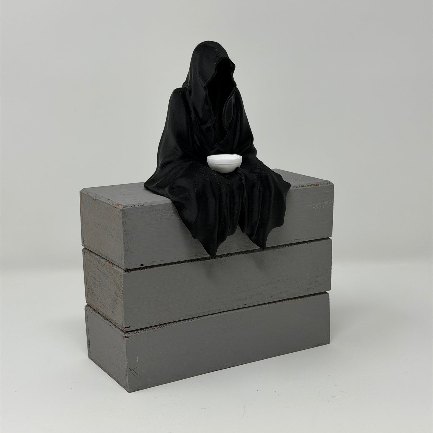 Grim Reaper with Tea Shelf Buddy
