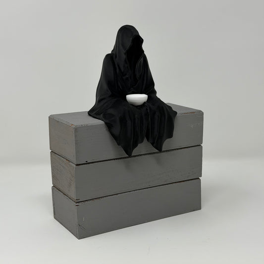 Grim Reaper with Tea Shelf Sitter