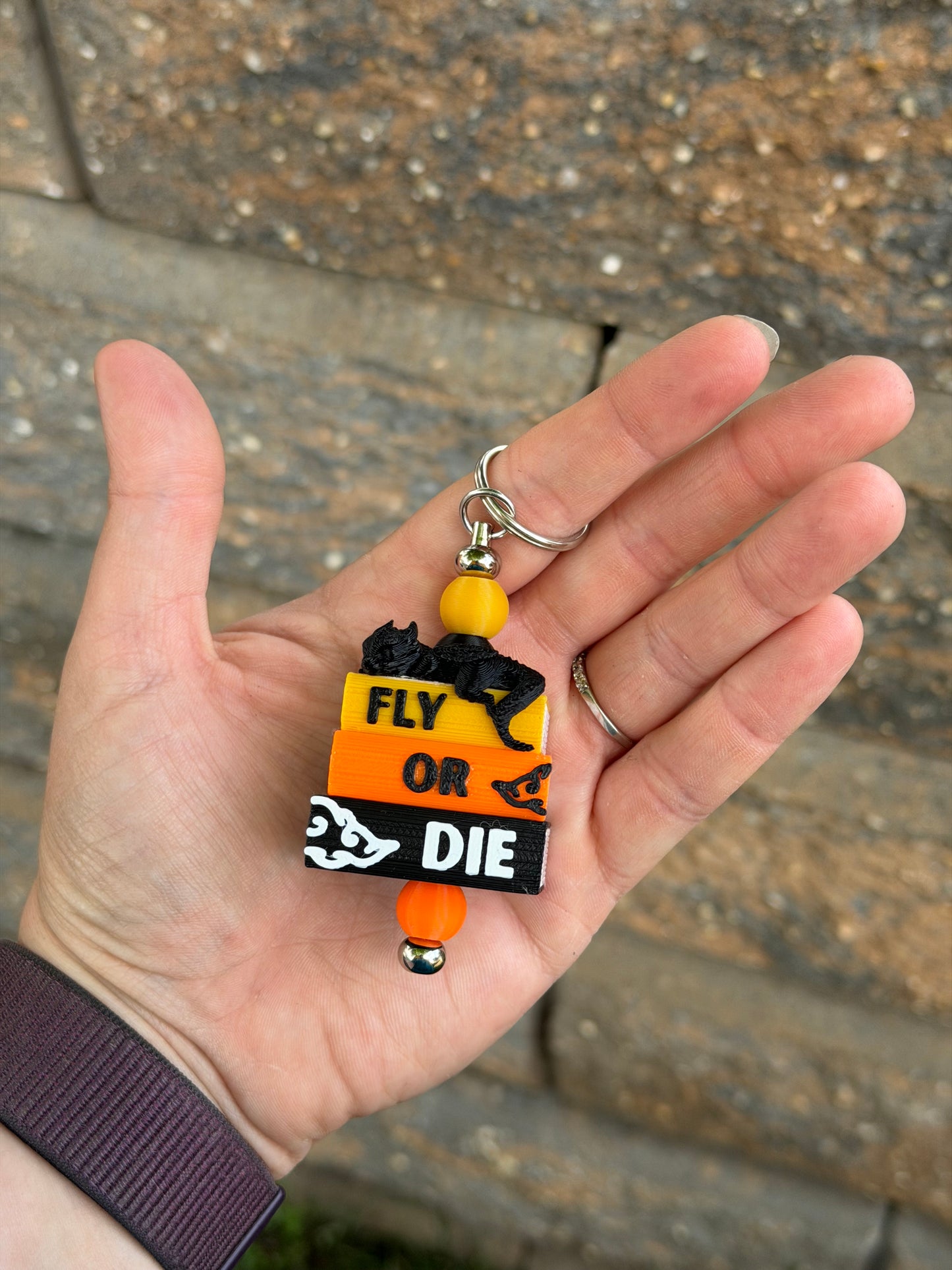 Fly Or Die Keychain / Ornament