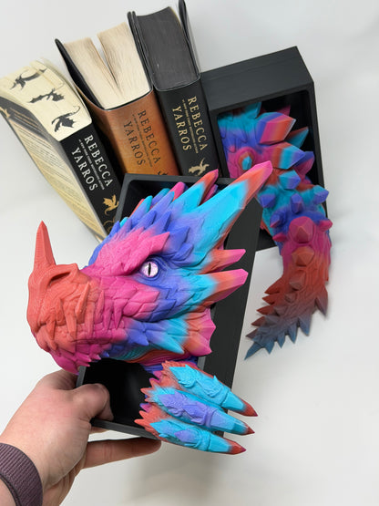 Dragon Emerging Book Nook - Head & Tail