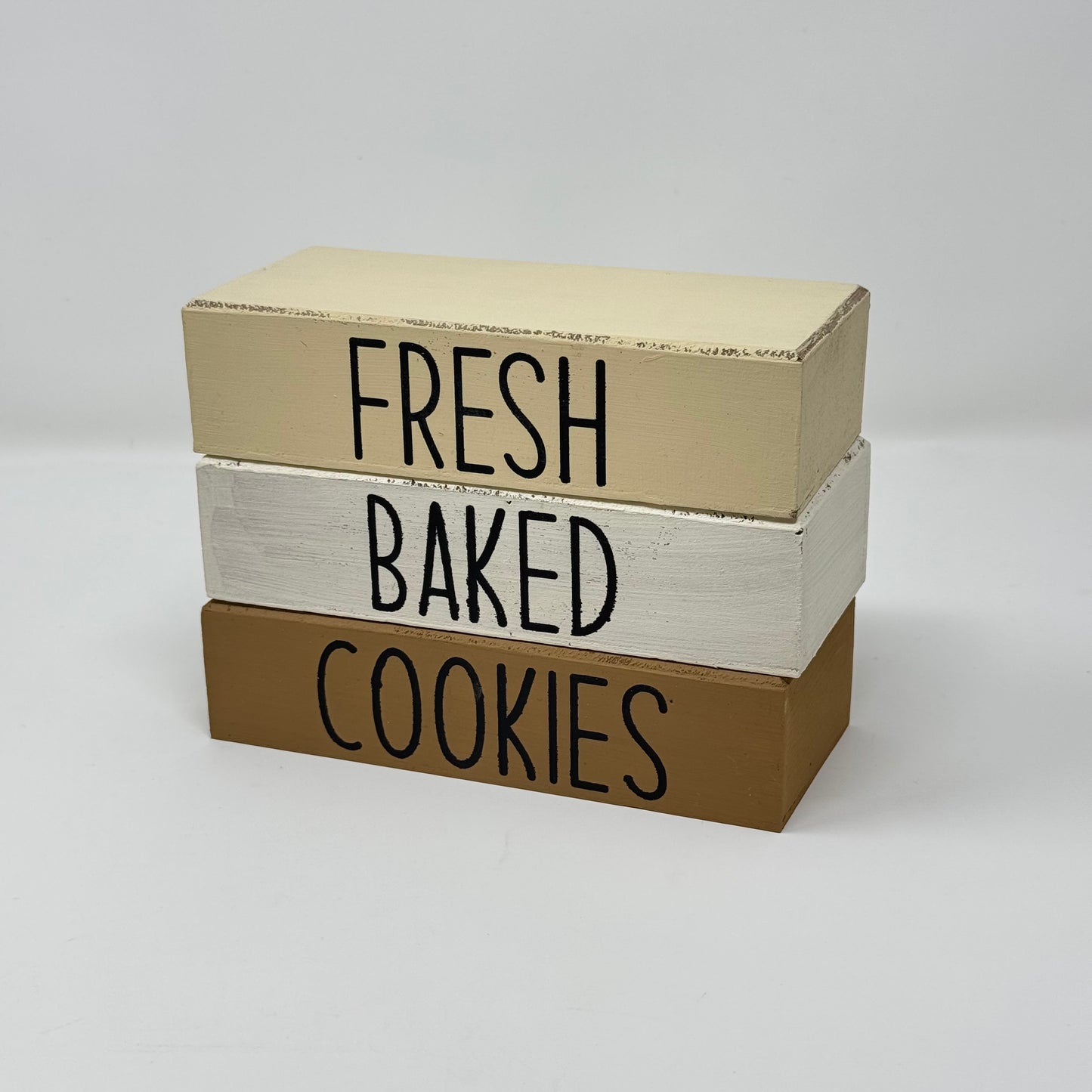 Fresh Baked Cookies - Rustic Bundle of Blocks