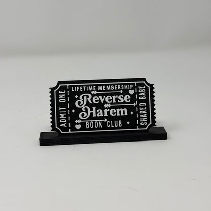 Book Club Ticket Sign / Bookmark
