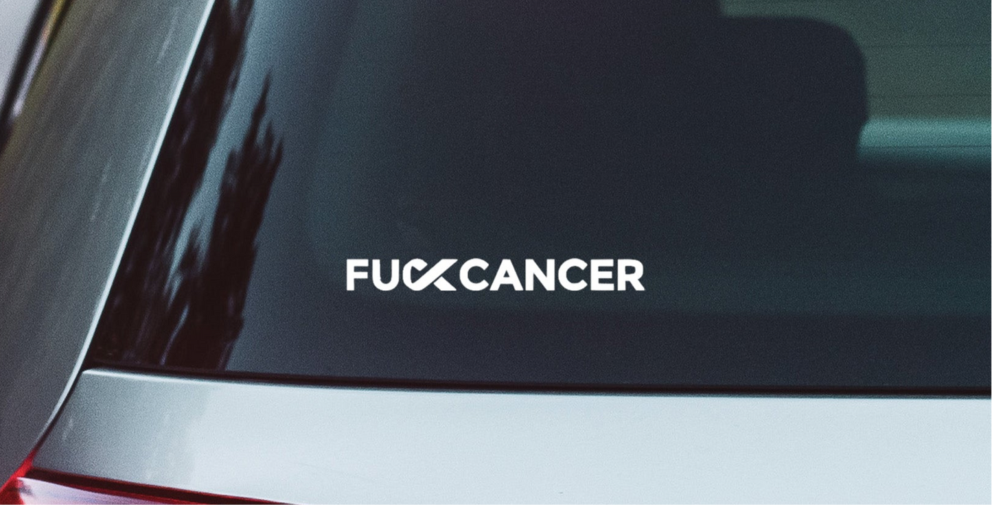 Fu🎗️ Cancer Window Decal