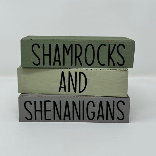 Shamrocks And Shenanigans - Rustic Bundle of Blocks