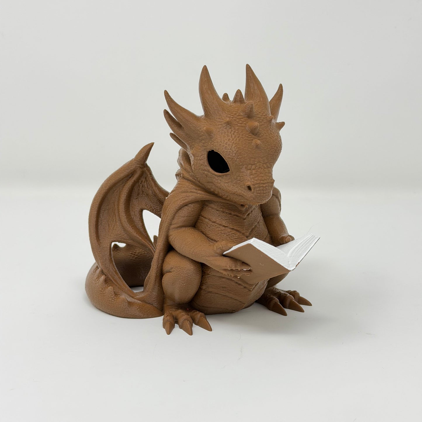 Reading Dragon Tea Light Decor