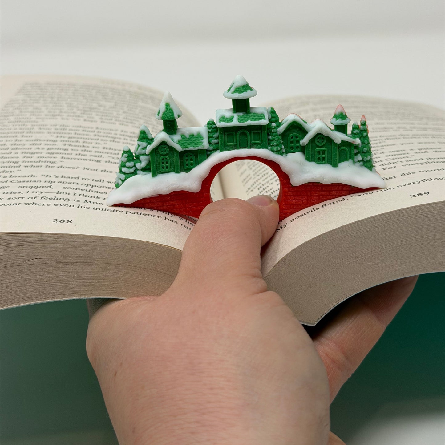 Winter Village Page Holder