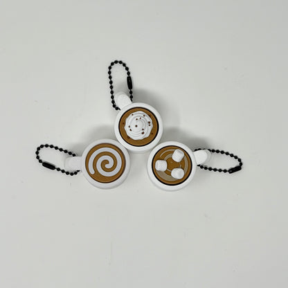 Coffee Mug Fidget Clicker Keychain