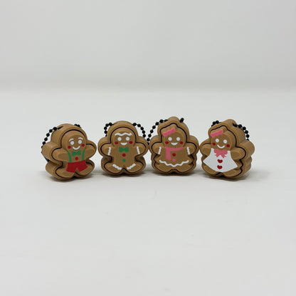 Gingerbread Fidget Clicker Keychain