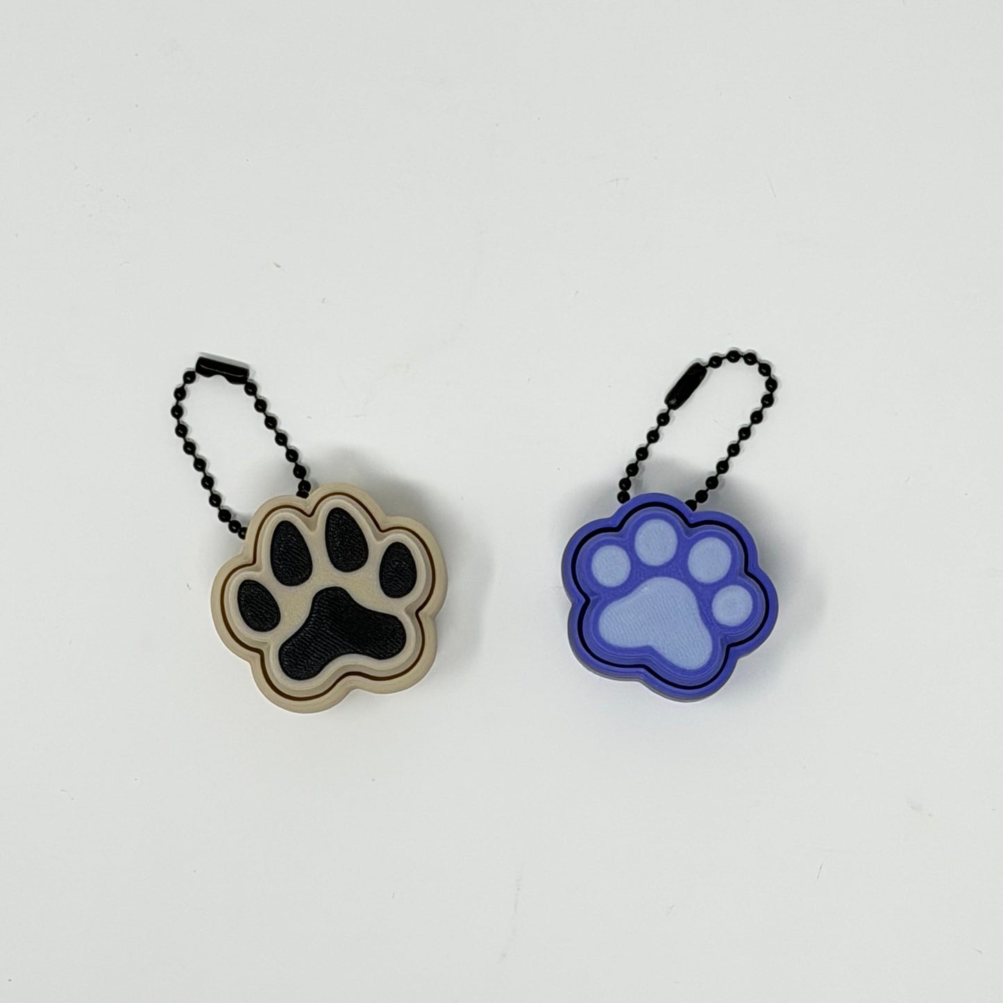 PawPrint Fidget Clicker Keychain
